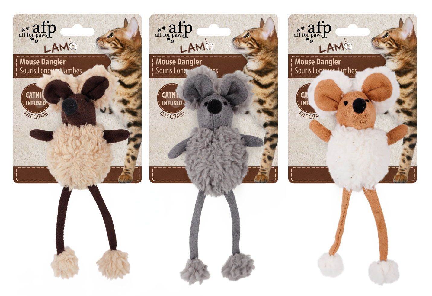 AFP Lambswool - Mouse Dangler 2025 AFP Lambswool - Mouse Dangler