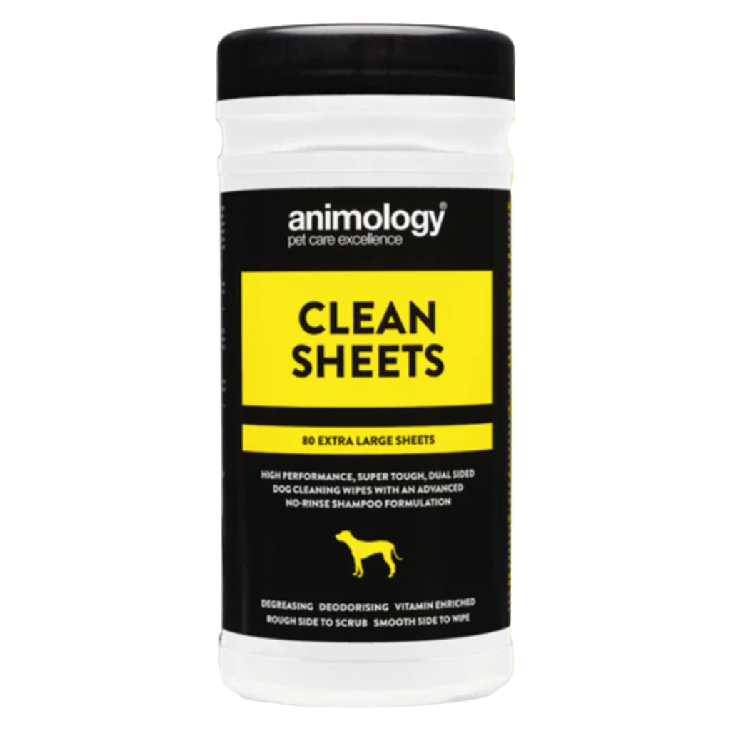 Animology Clean Sheets Extra Large Dog Wipes 80 pcs 2025 Animology Clean Sheets Extra Large Dog Wipes 80 pcs
