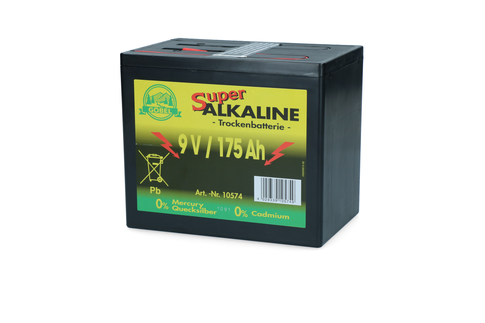 Durobat 9V Batterij 175Ah (160x190x130 mm) 2025 Durobat 9V Batterij 175Ah (160x190x130 mm)