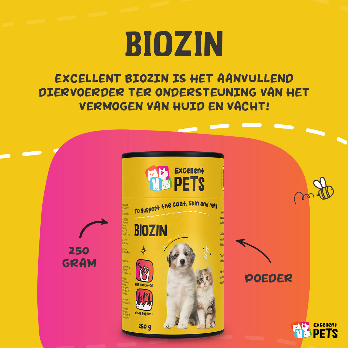 Excellent Pets Biozin 250 g 2025 Excellent Pets Biozin 250 g - Afbeelding 2