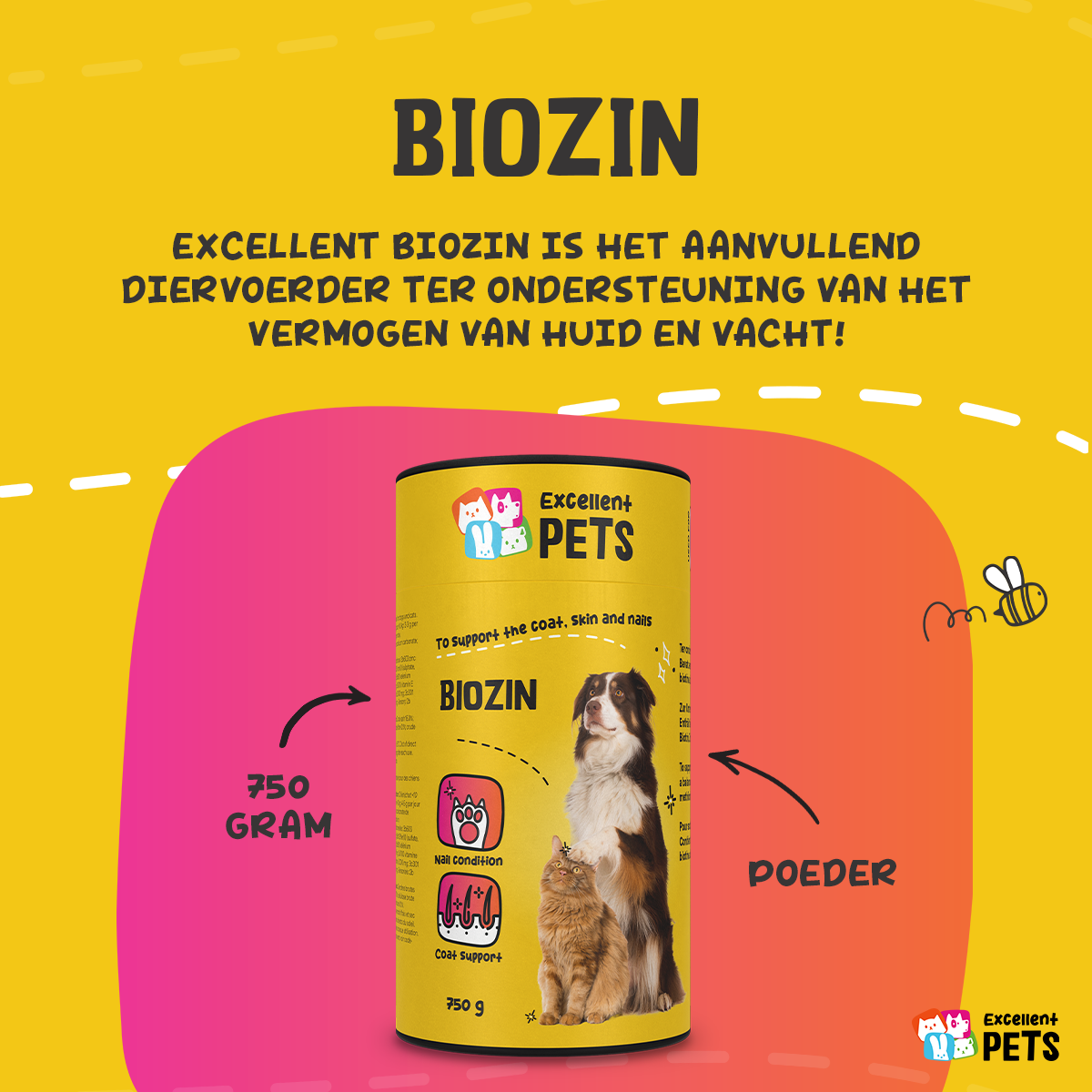 Excellent Pets Biozin 750 g 2025 Excellent Pets Biozin 750 g - Afbeelding 2