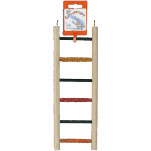 Birrdeeez Houten ladder Parkiet 6 treden