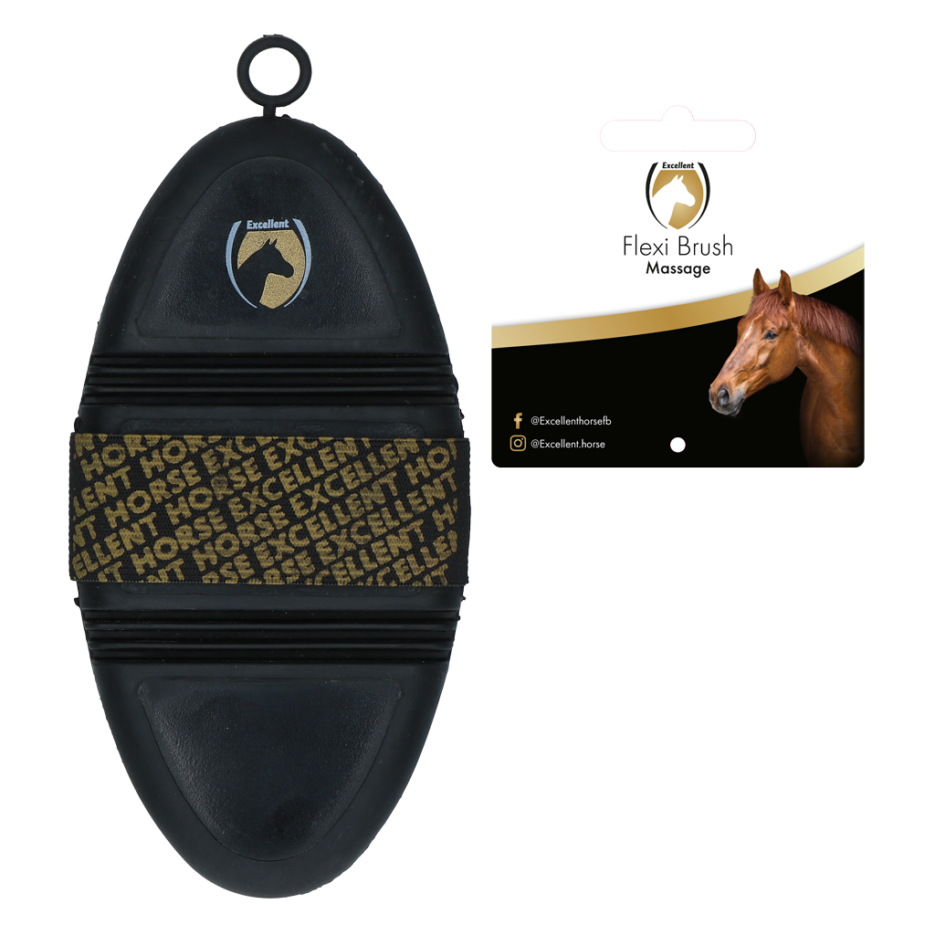 Excellent Horse Flexi Brush Massage 2025 Excellent Horse Flexi Brush Massage - Afbeelding 2