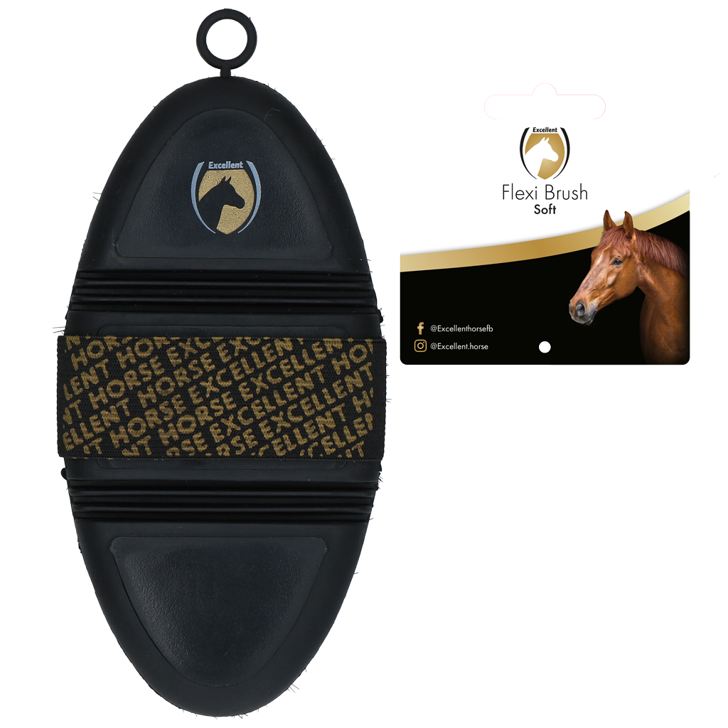 Excellent Horse Flexi Brush Soft 2025 Excellent Horse Flexi Brush Soft - Afbeelding 2