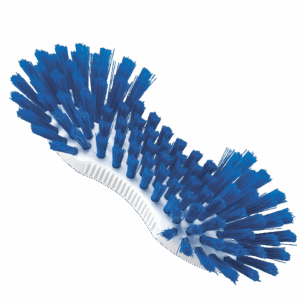 Schrob-borstel kookbestendig blauw