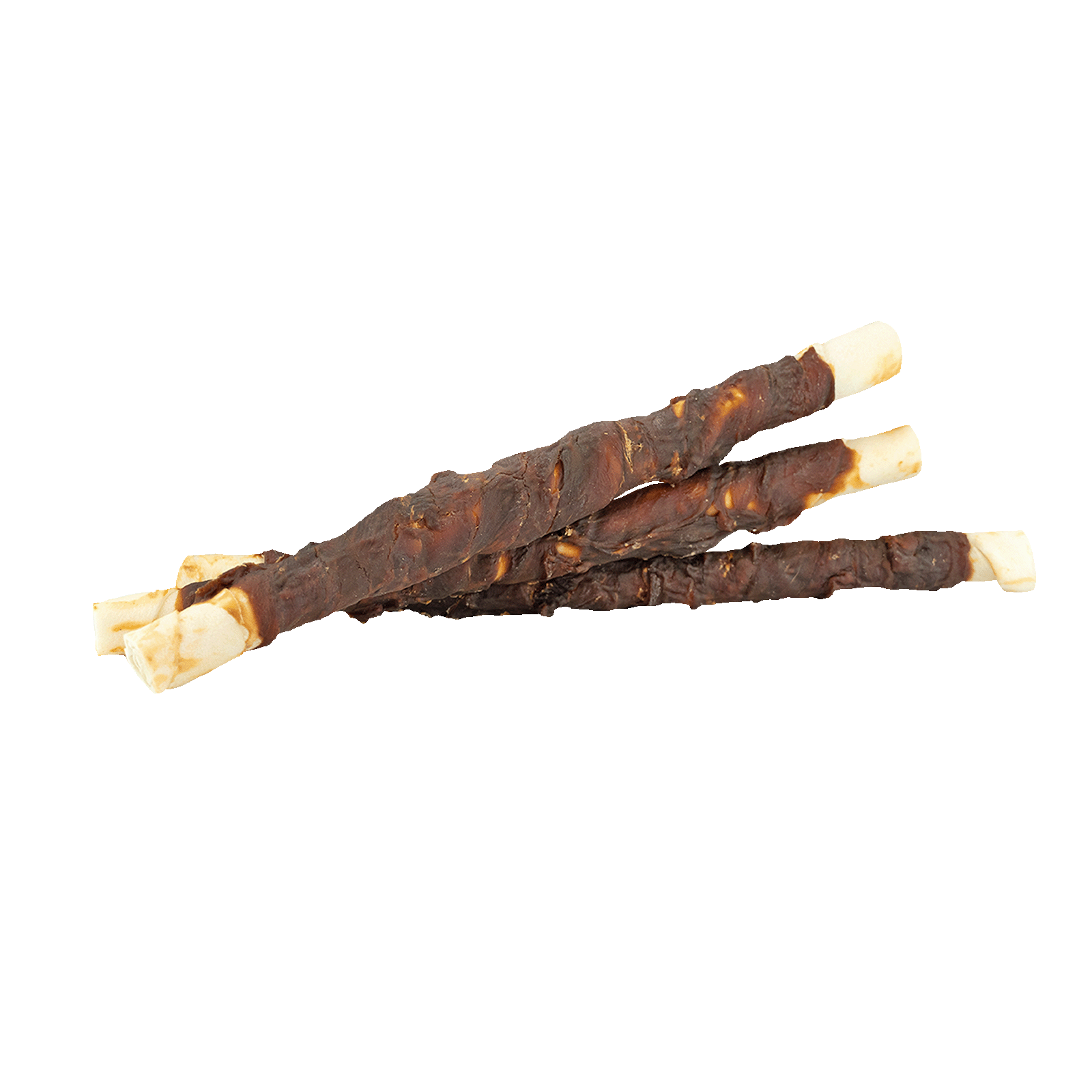 Braaaf Rawhide Twister Eend (3 st.) - 25 cm 2025 Braaaf Rawhide Twister Eend (3 st.) - 25 cm - Afbeelding 2