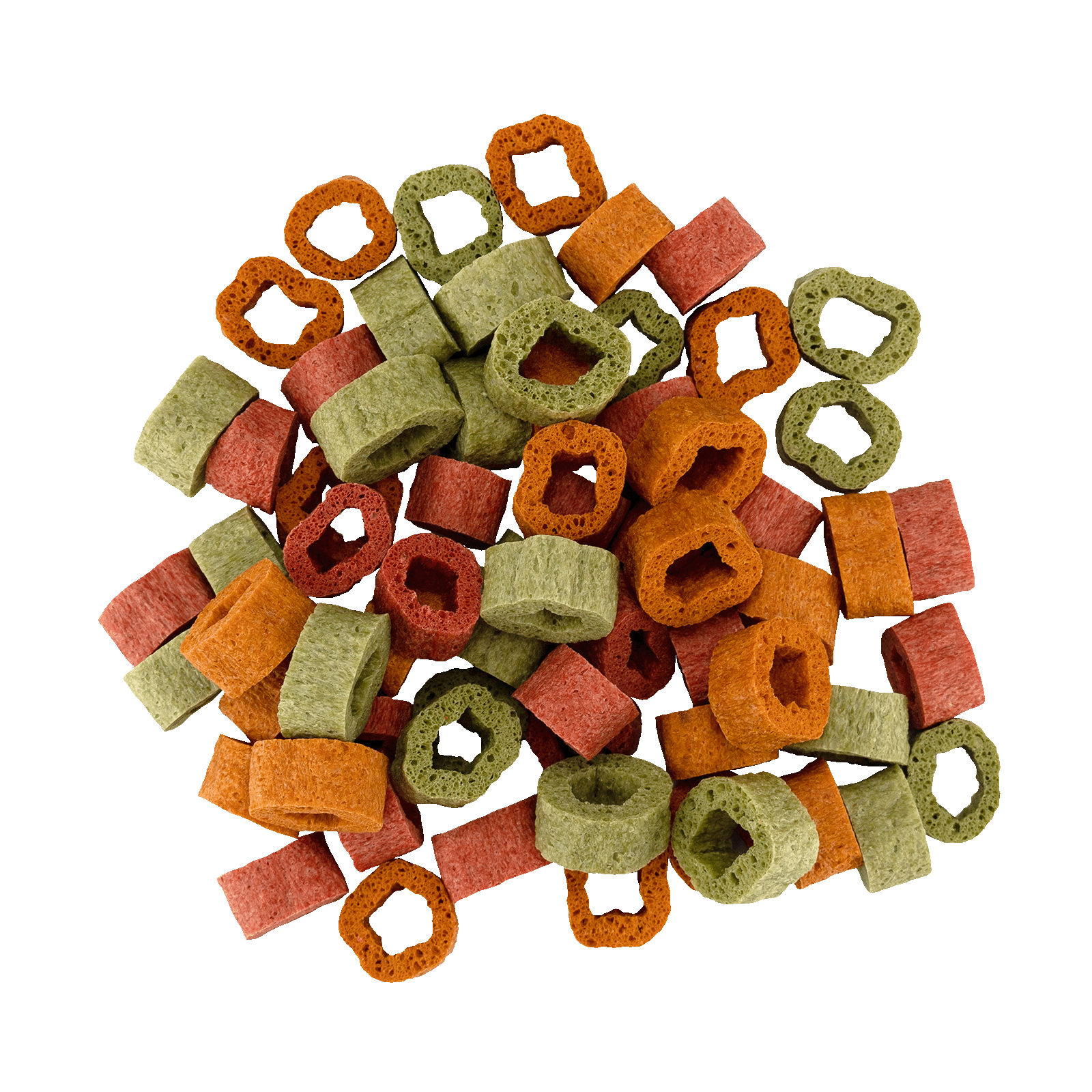 Braaaf Vegan Snack Mixed Hoops Spinach Pumpkin Beetroot - 1 cm 2025 Braaaf Vegan Snack Mixed Hoops Spinach Pumpkin Beetroot - 1 cm - Afbeelding 3