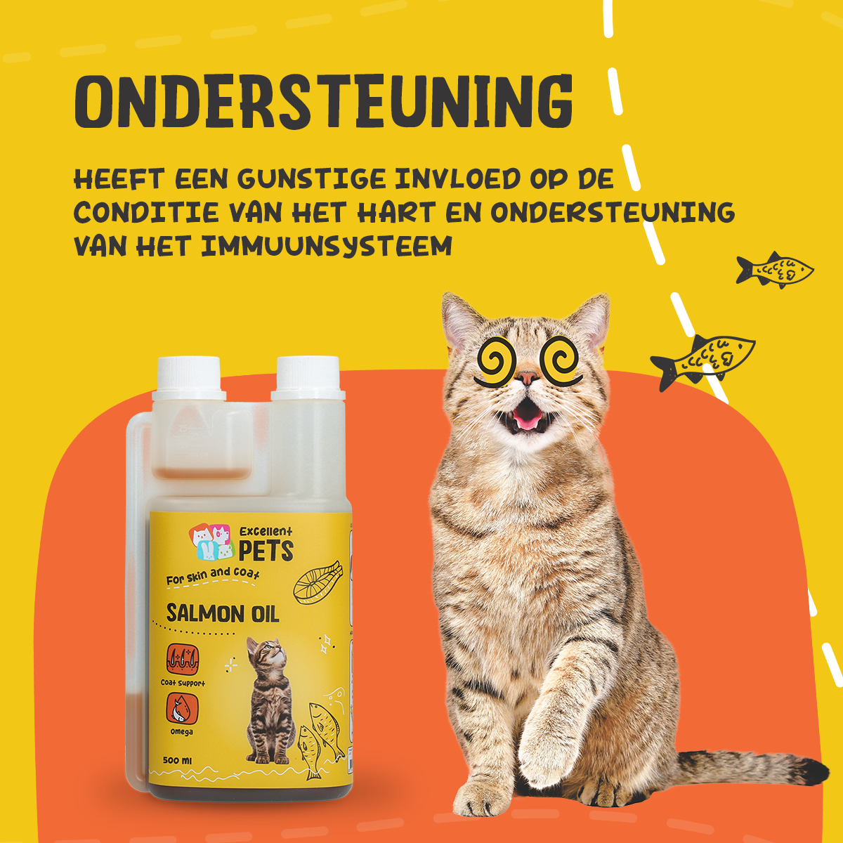Excellent Pets Cat Salmon Oil 500 ml 2025 Excellent Pets Cat Salmon Oil 500 ml - Afbeelding 5