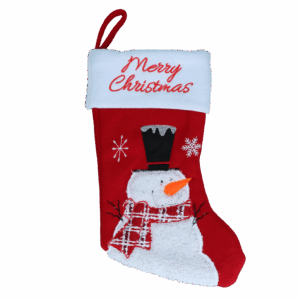 Kerstsokken Christmas Stocking Wooly Snowman