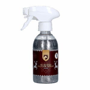Excellent Horse Christmas Hi Gloss Glitter Spray Zilver 250 ml