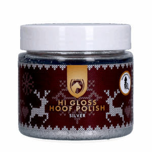 Excellent Horse Christmas Hi Gloss Hoof Polish Zilver 150 ml