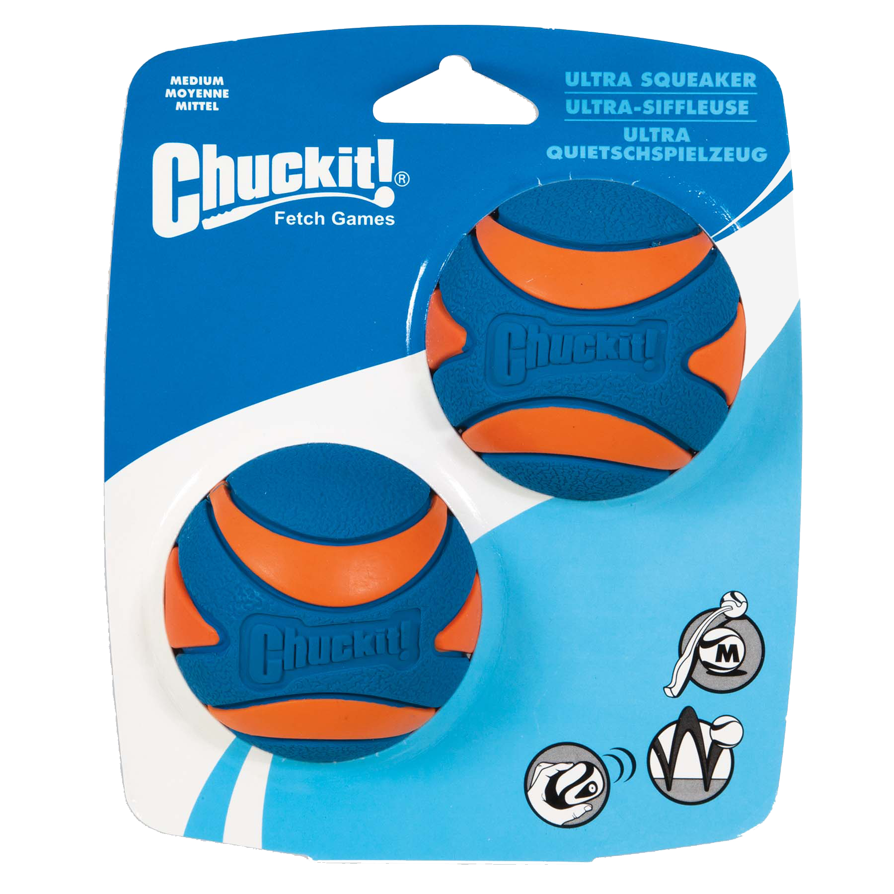 Chuckit! Ultra Squeaker Ball M (2-pack) 2025 Chuckit! Ultra Squeaker Ball M (2-pack)