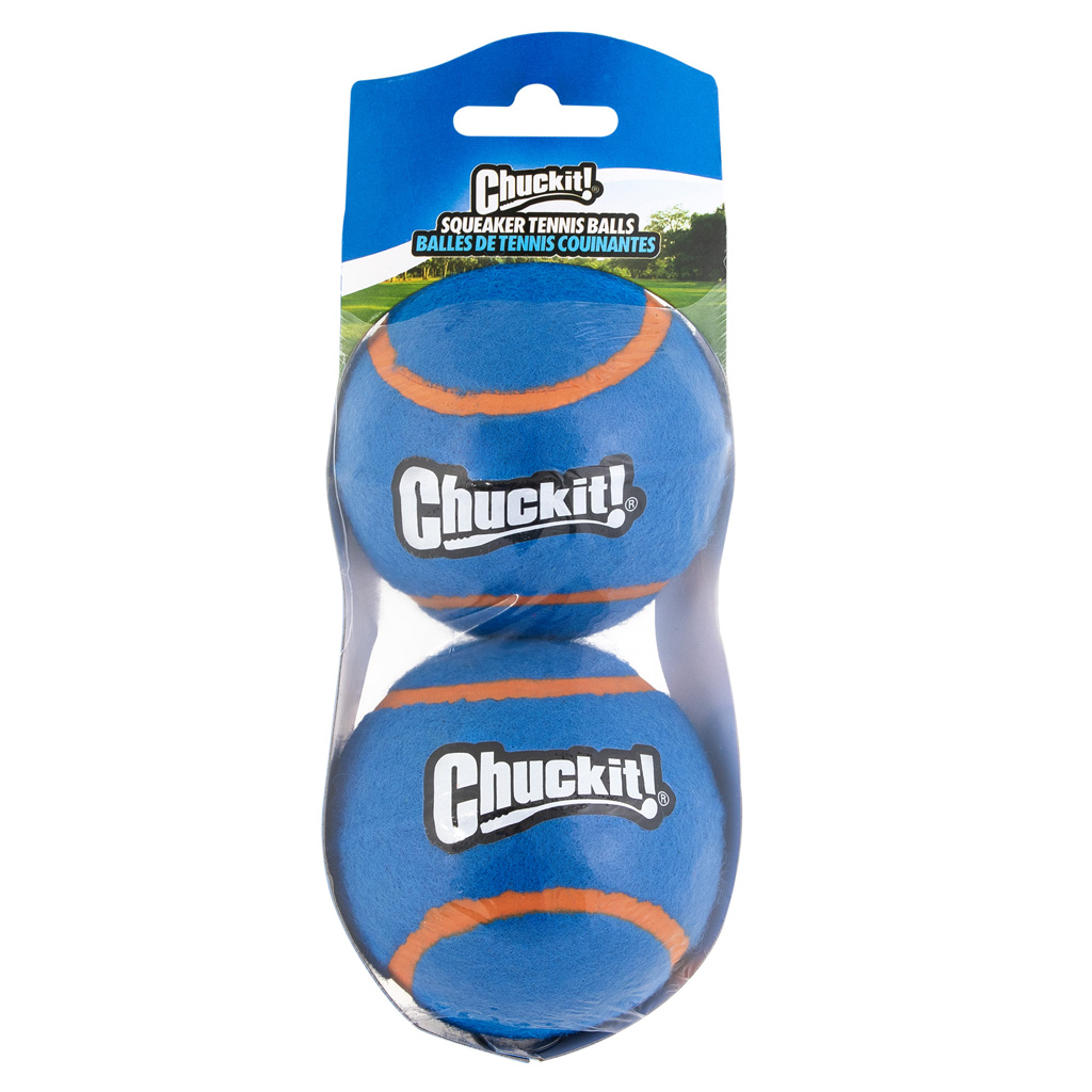 Chuckit! Squeaker Tennis Balls L (2-pack) 2025 Chuckit! Squeaker Tennis Balls L (2-pack)