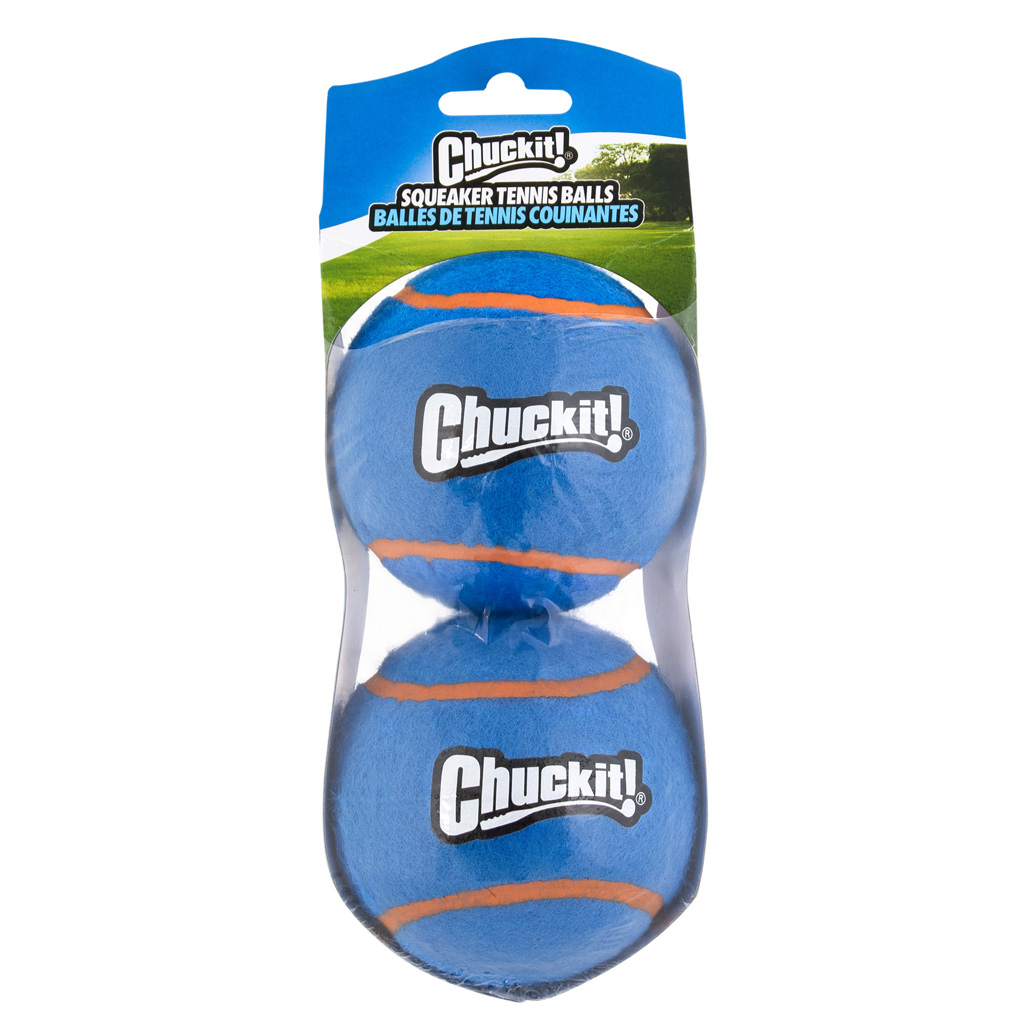 Chuckit! Squeaker Tennis Balls XL (2-pack) 2025 Chuckit! Squeaker Tennis Balls XL (2-pack)