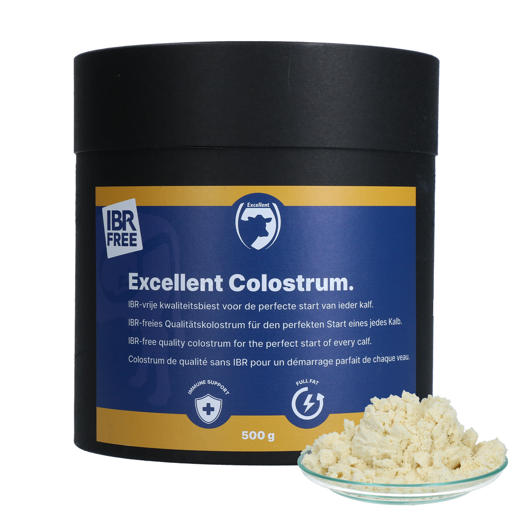 Excellent Colostrum (IBR-vrij) voor kalveren 500 g 2025 Excellent Colostrum (IBR-vrij) voor kalveren 500 g