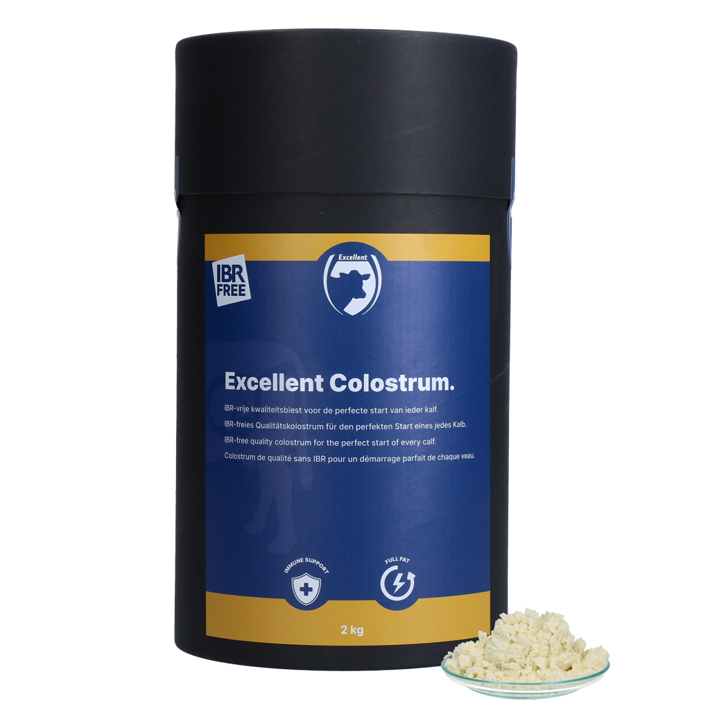 Excellent Colostrum (IBR-vrij) voor kalveren 2 kg 2025 Excellent Colostrum (IBR-vrij) voor kalveren 2 kg