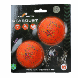 Dog Comets Stardust Oranje M (2-Pack)