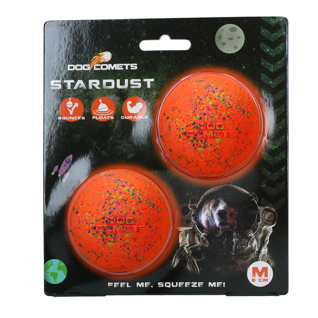 Dog Comets Stardust Oranje M (2-Pack) 2025 Dog Comets Stardust Oranje M (2-Pack)