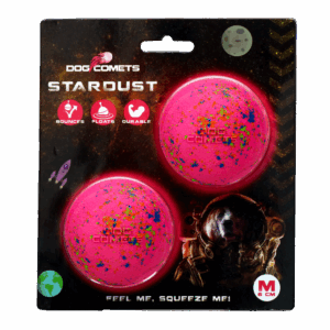 Dog Comets Stardust Roze M (2-Pack)
