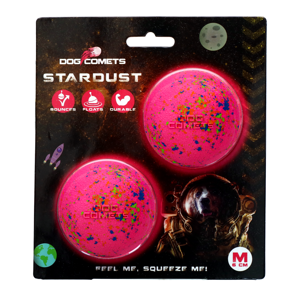 Dog Comets Stardust Roze M (2-Pack) 2025 Dog Comets Stardust Roze M (2-Pack)