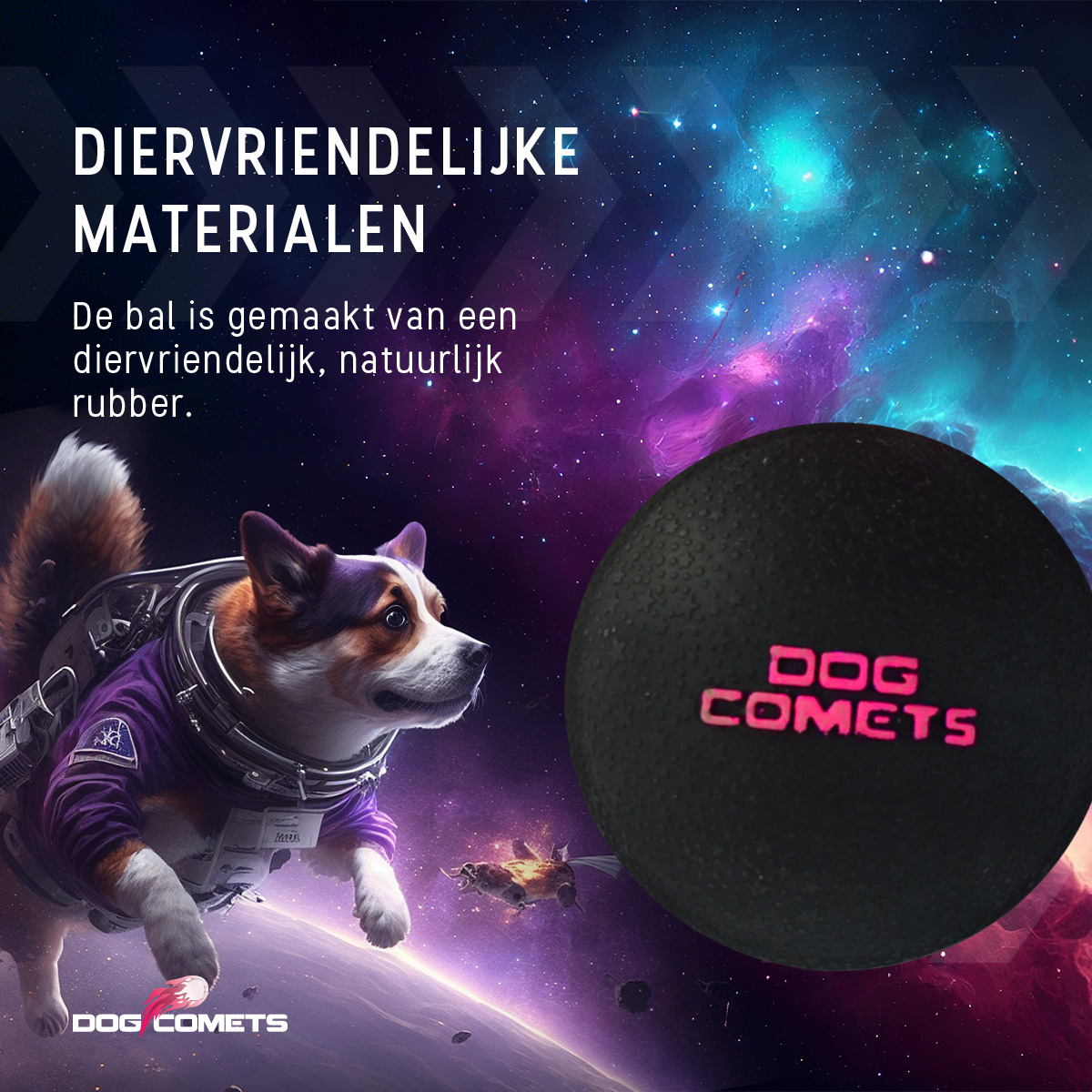 Dog Comets Stardust Zwart/Roze M 2025 Dog Comets Stardust Zwart/Roze M - Afbeelding 5