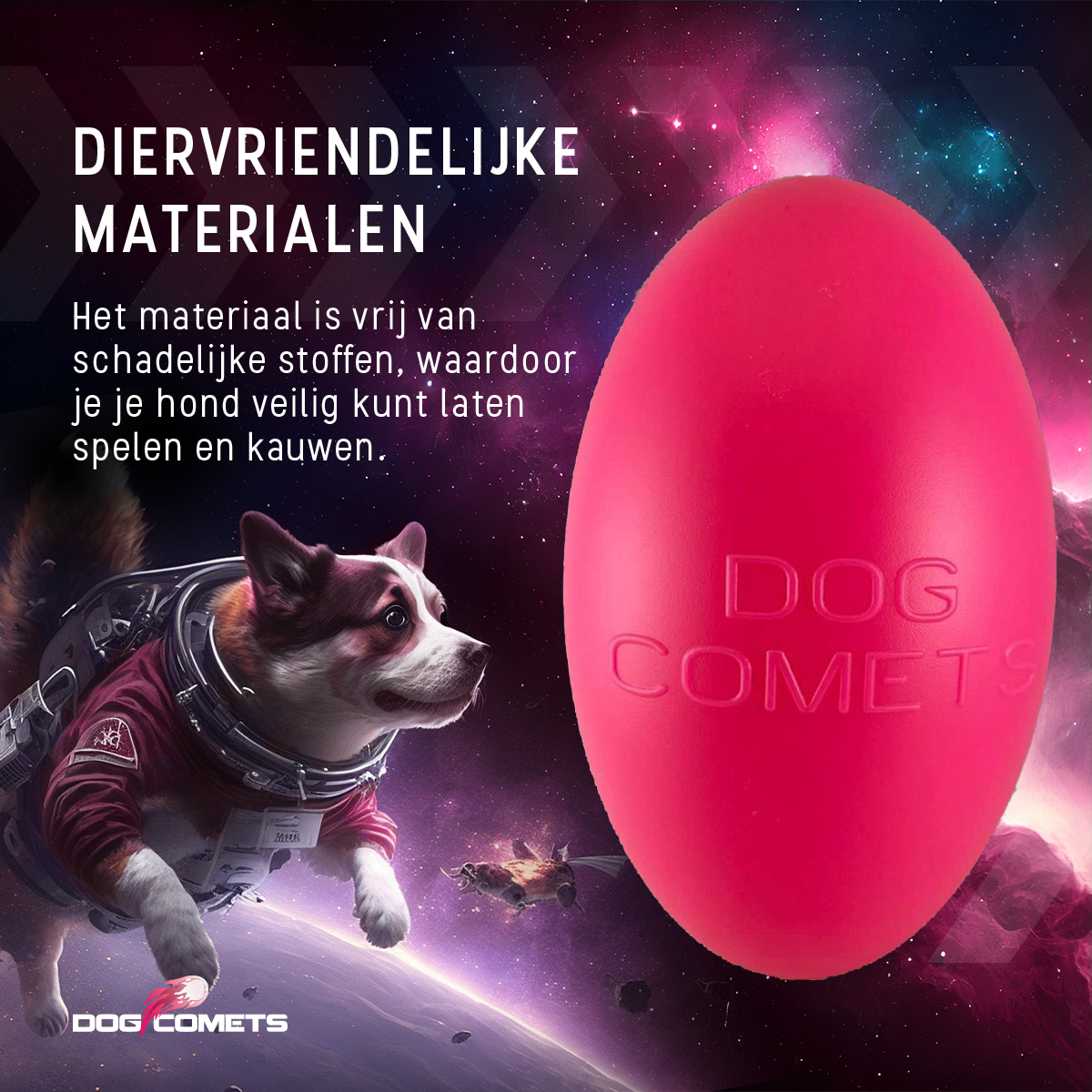 Dog Comets Pan-Stars Roze M 2025 Dog Comets Pan-Stars Roze M - Afbeelding 4