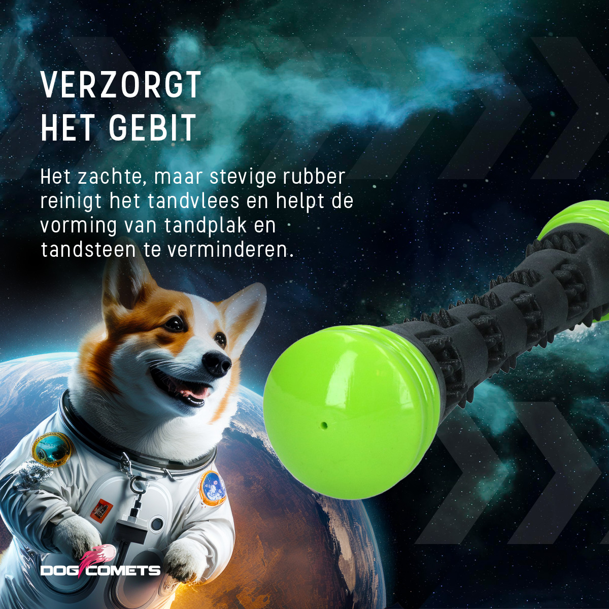 Dog Comets Meteor Werpstok Groen S 2025 Dog Comets Meteor Werpstok Groen S - Afbeelding 5