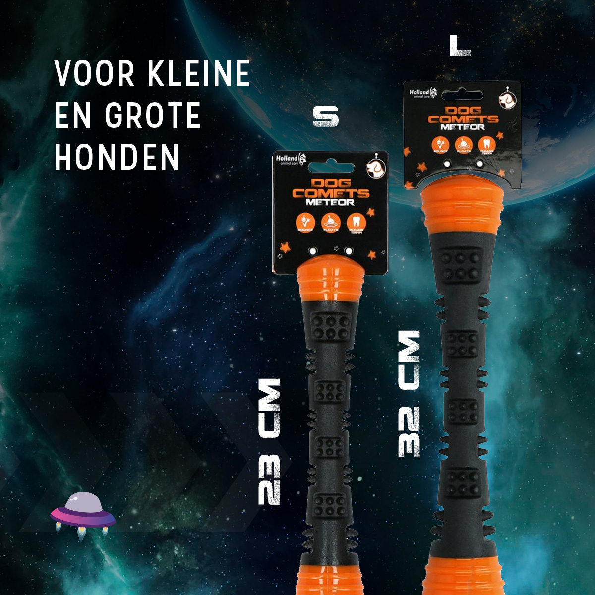 Dog Comets Meteor Werpstok Oranje S 2025 Dog Comets Meteor Werpstok Oranje S - Afbeelding 5