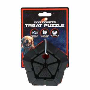 Dog Comets Treat Puzzle Oranje