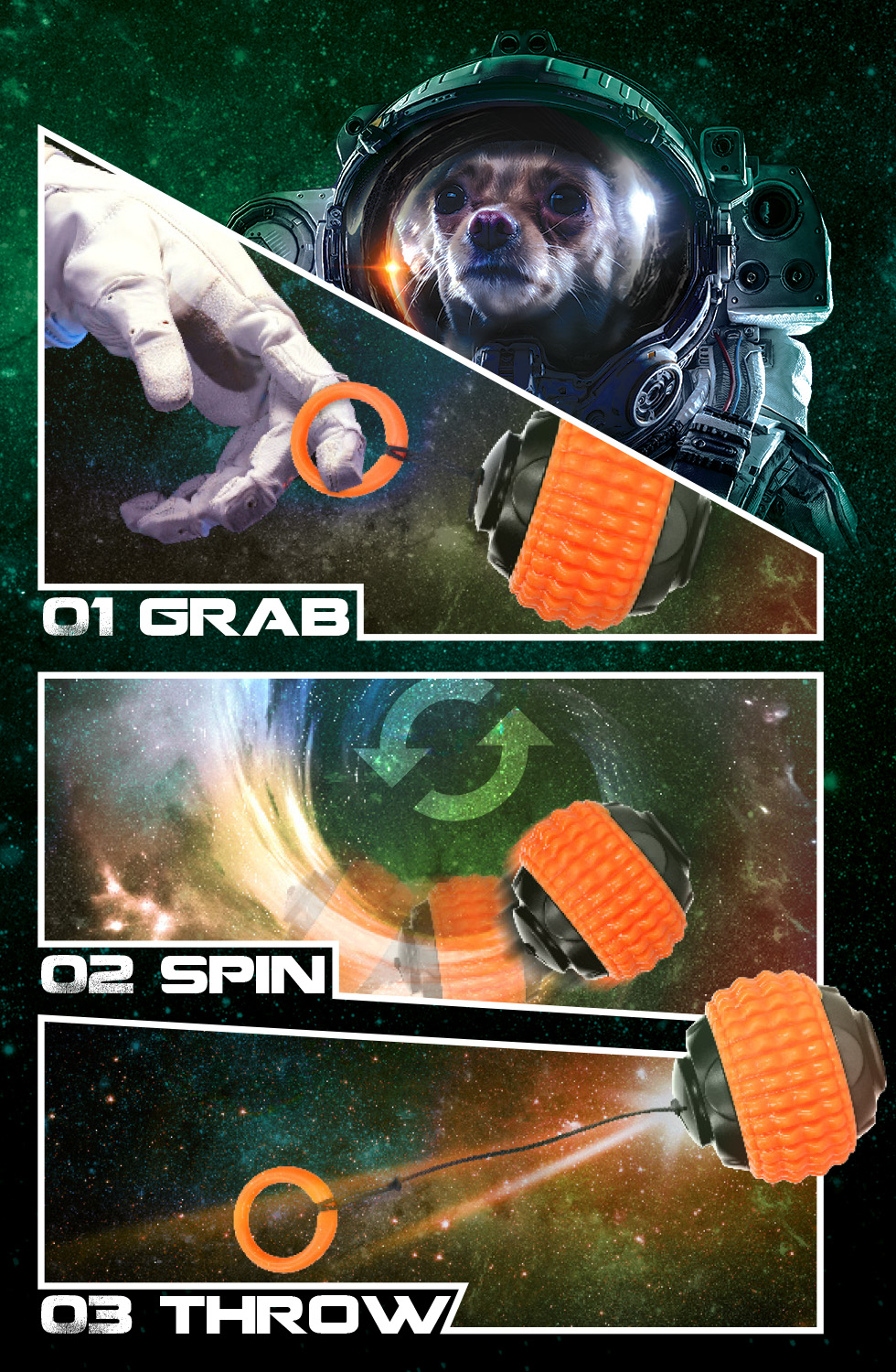 Dog Comets Blazar Jet Oranje 2025 Dog Comets Blazar Jet Oranje - Afbeelding 2