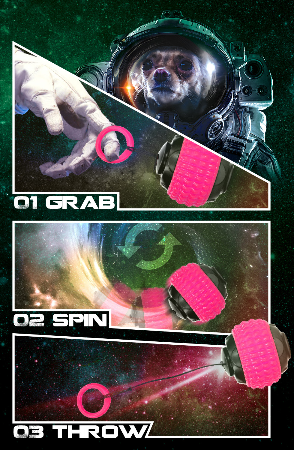 Dog Comets Blazar Jet Roze 2025 Dog Comets Blazar Jet Roze - Afbeelding 3