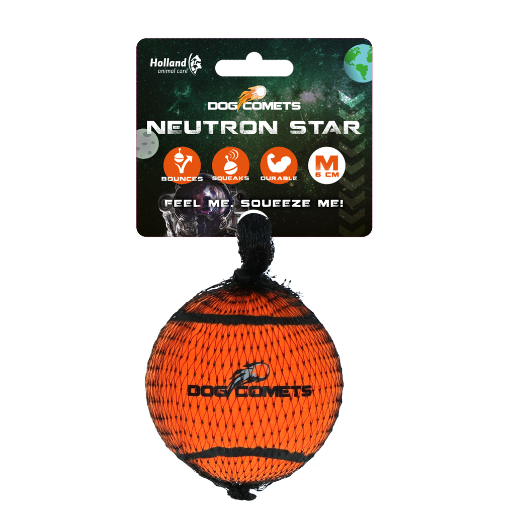 Dog Comets Tennisbal Met Pieper Neutron Star M Oranje 2025 Dog Comets Tennisbal Met Pieper Neutron Star M Oranje