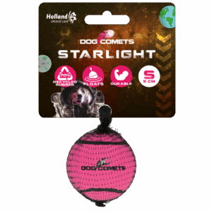 Dog Comets Tennisbal Starlight S Roze