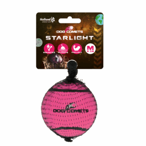 Dog Comets Tennisbal Starlight M Roze