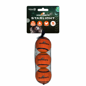 Dog Comets Tennisbal Starlight S Oranje (3-pack)