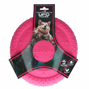 Dog Comets UFO Flyer Roze