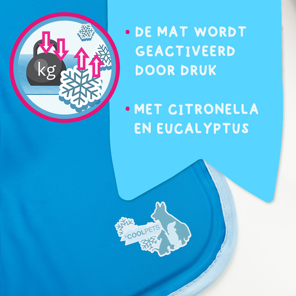 Coolpets Premium Solid gel Cooling Mat XS 40x30cm 2025 Coolpets Premium Solid gel Cooling Mat XS 40x30cm - Afbeelding 3