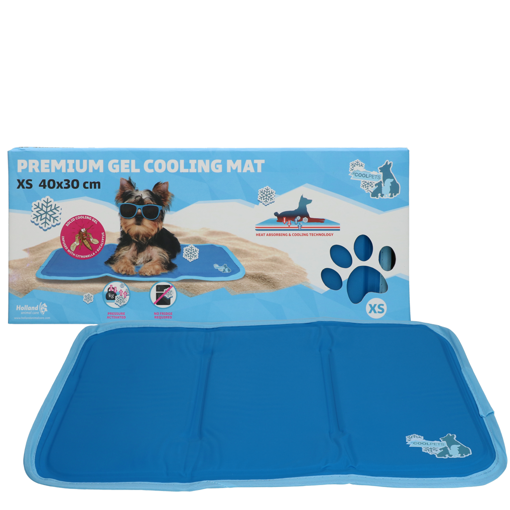Coolpets Premium Solid gel Cooling Mat XS 40x30cm 2025 Coolpets Premium Solid gel Cooling Mat XS 40x30cm