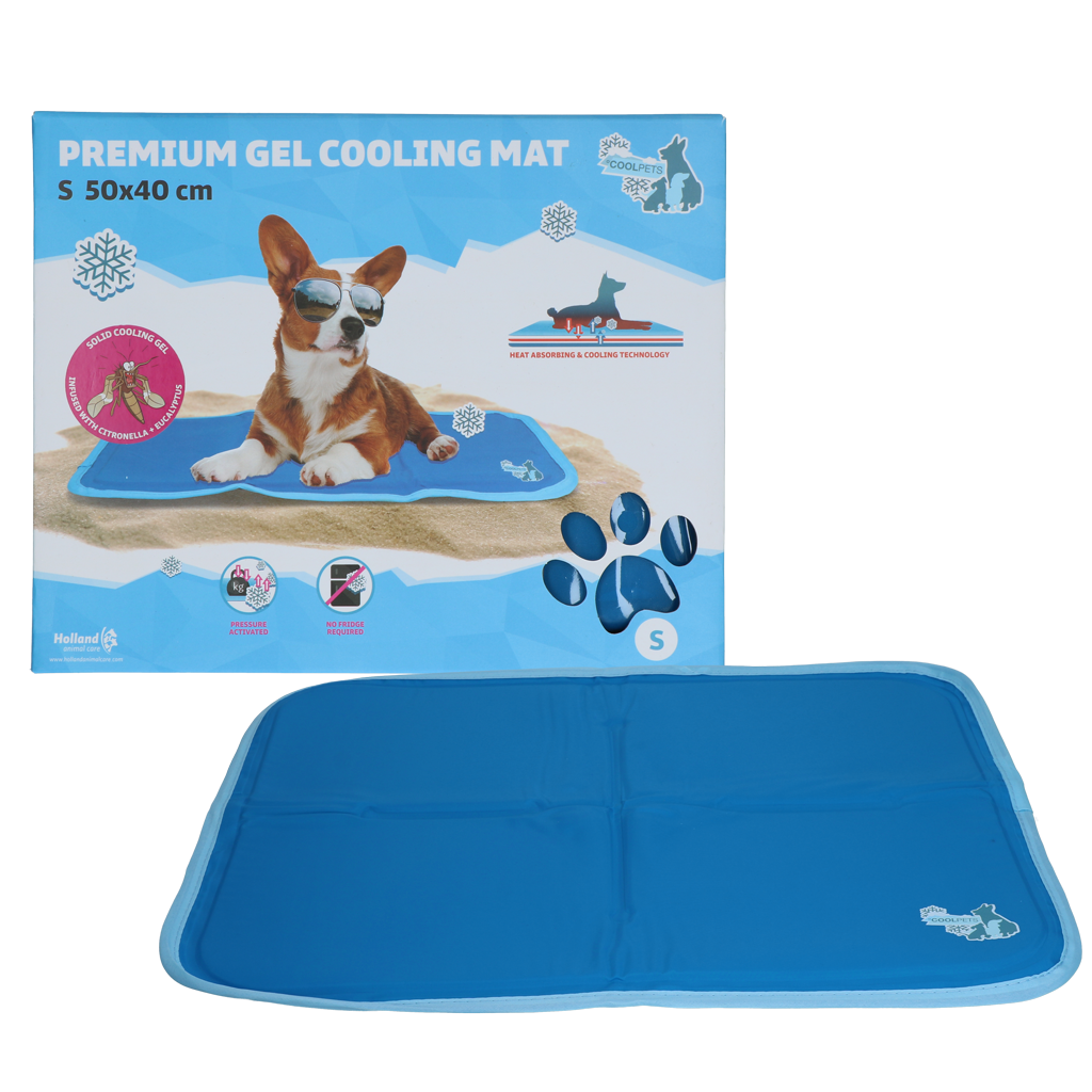 Coolpets Premium Solid gel Cooling Mat S 40x50cm 2025 Coolpets Premium Solid gel Cooling Mat S 40x50cm