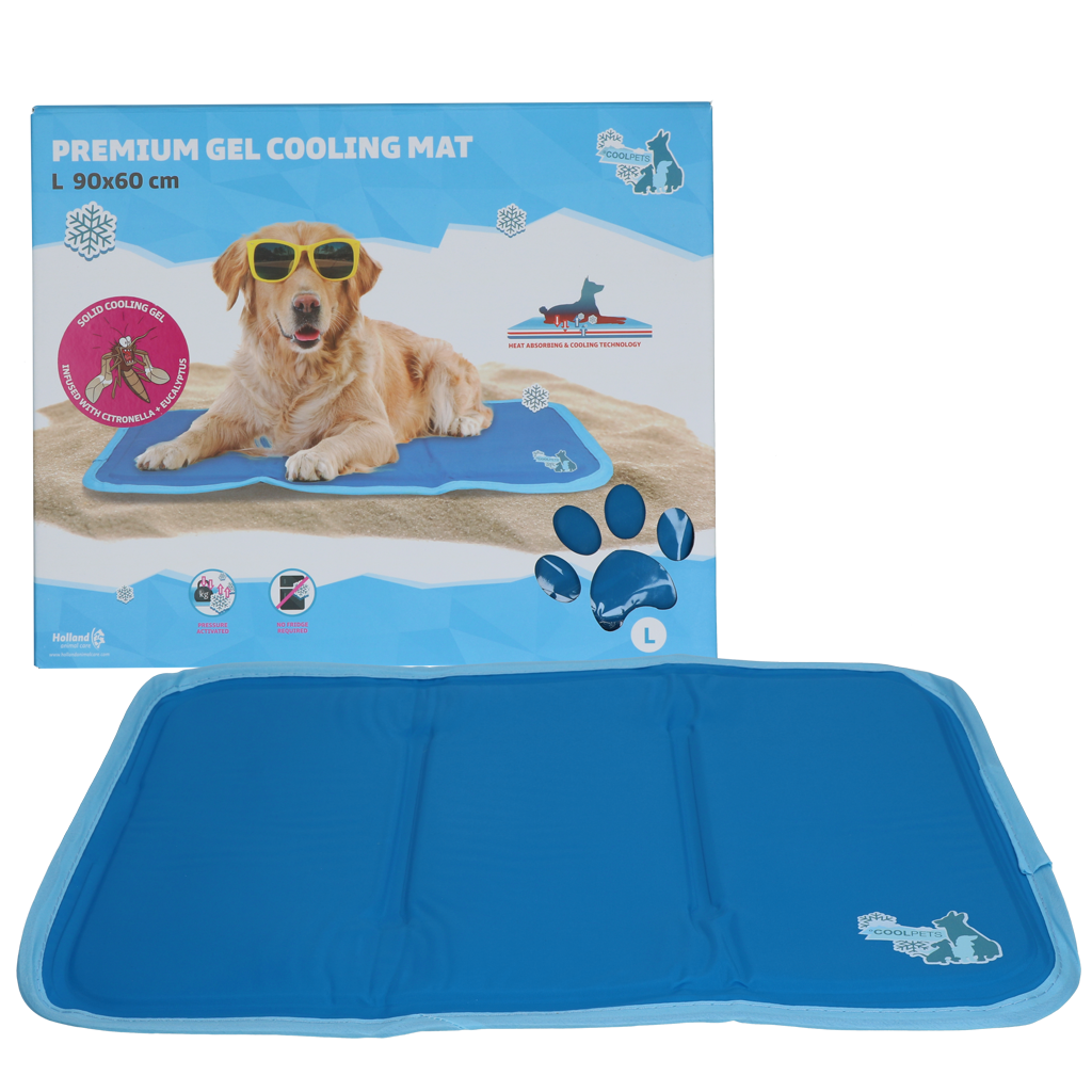 Coolpets Premium Solid gel Cooling Mat L 60x90cm 2025 Coolpets Premium Solid gel Cooling Mat L 60x90cm