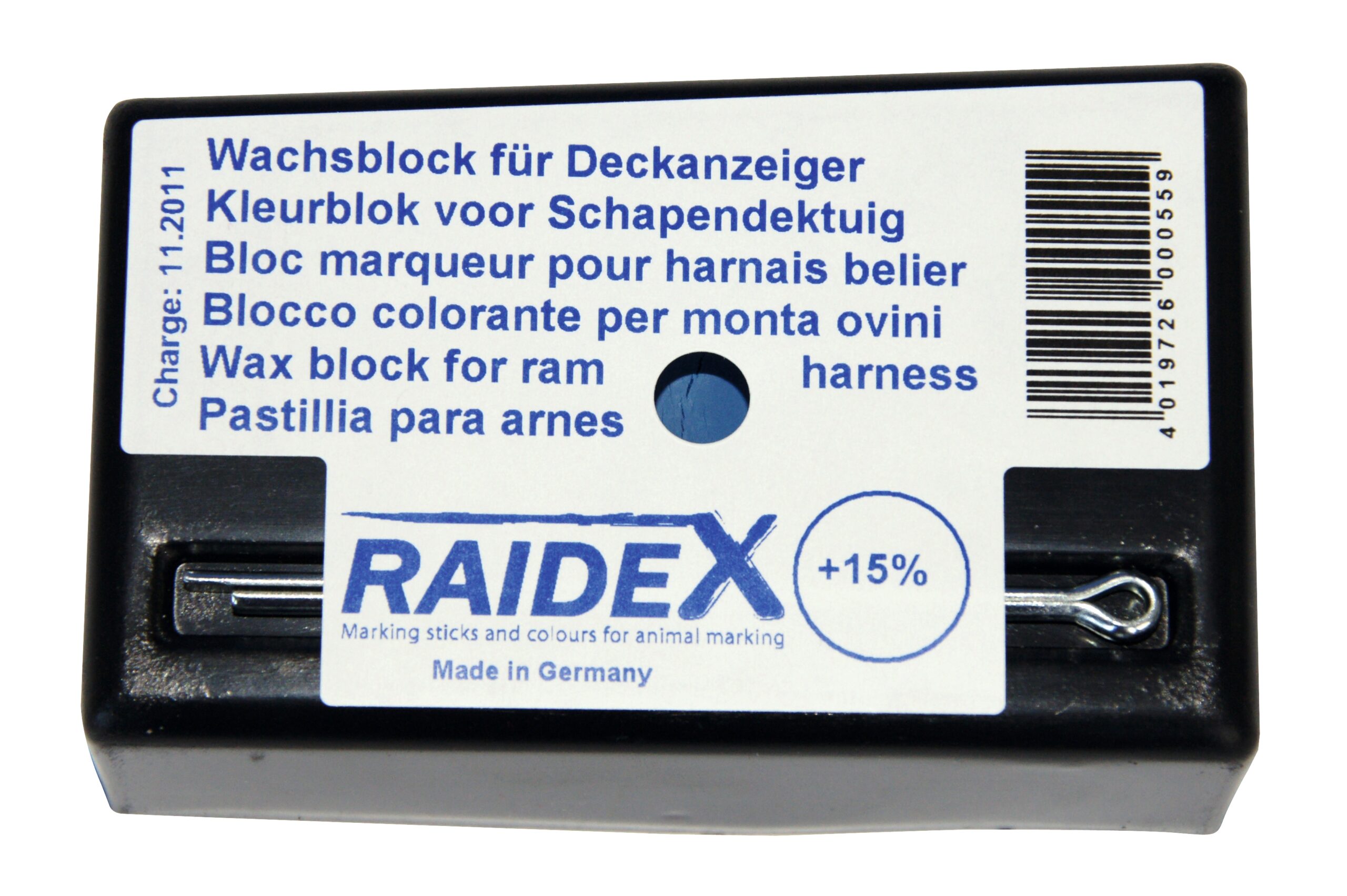 Raidex Dekblok Blauw 2025 Raidex Dekblok Blauw