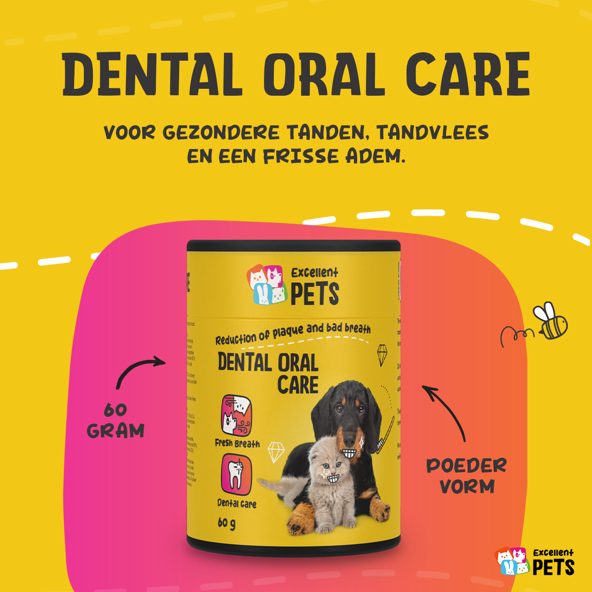 Excellent Pets Dental Oral Care 140 g 2025 Excellent Pets Dental Oral Care 140 g - Afbeelding 2