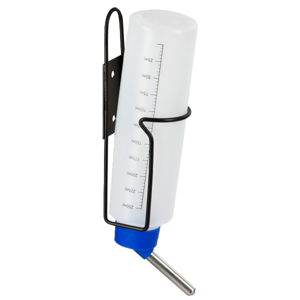 Drinkfles met houder uit metaal 250 ml 2025 Drinkfles met houder uit metaal 250 ml