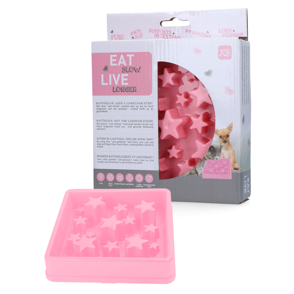Eat Slow Live Longer Star Roze XS 2025 Eat Slow Live Longer Star Roze XS