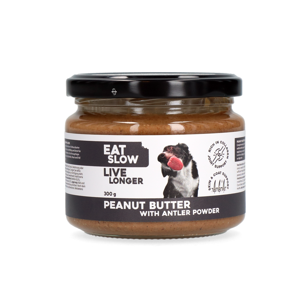 Eat Slow Live Longer Peanut Butter With Antler Powder 300 g 2025 Eat Slow Live Longer Peanut Butter With Antler Powder 300 g