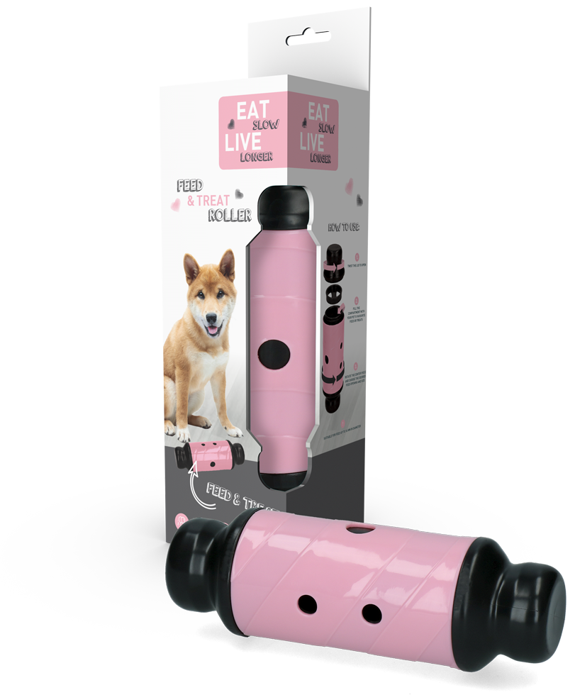 Eat Slow Live Longer Feed & Treat Roller Roze L 2025 Eat Slow Live Longer Feed & Treat Roller Roze L