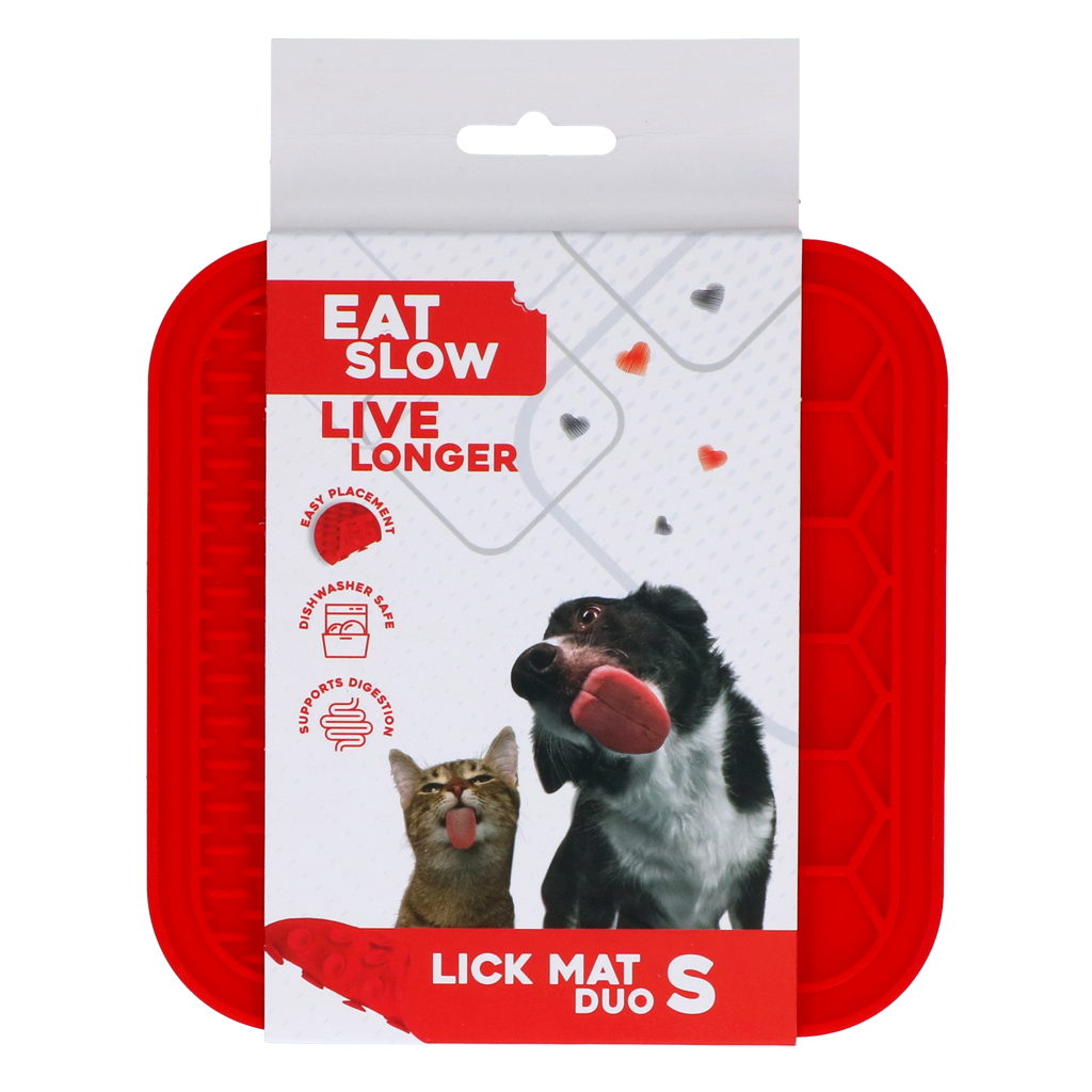 Eat Slow Live Longer Lick Mat Duo S Rood 2025 Eat Slow Live Longer Lick Mat Duo S Rood