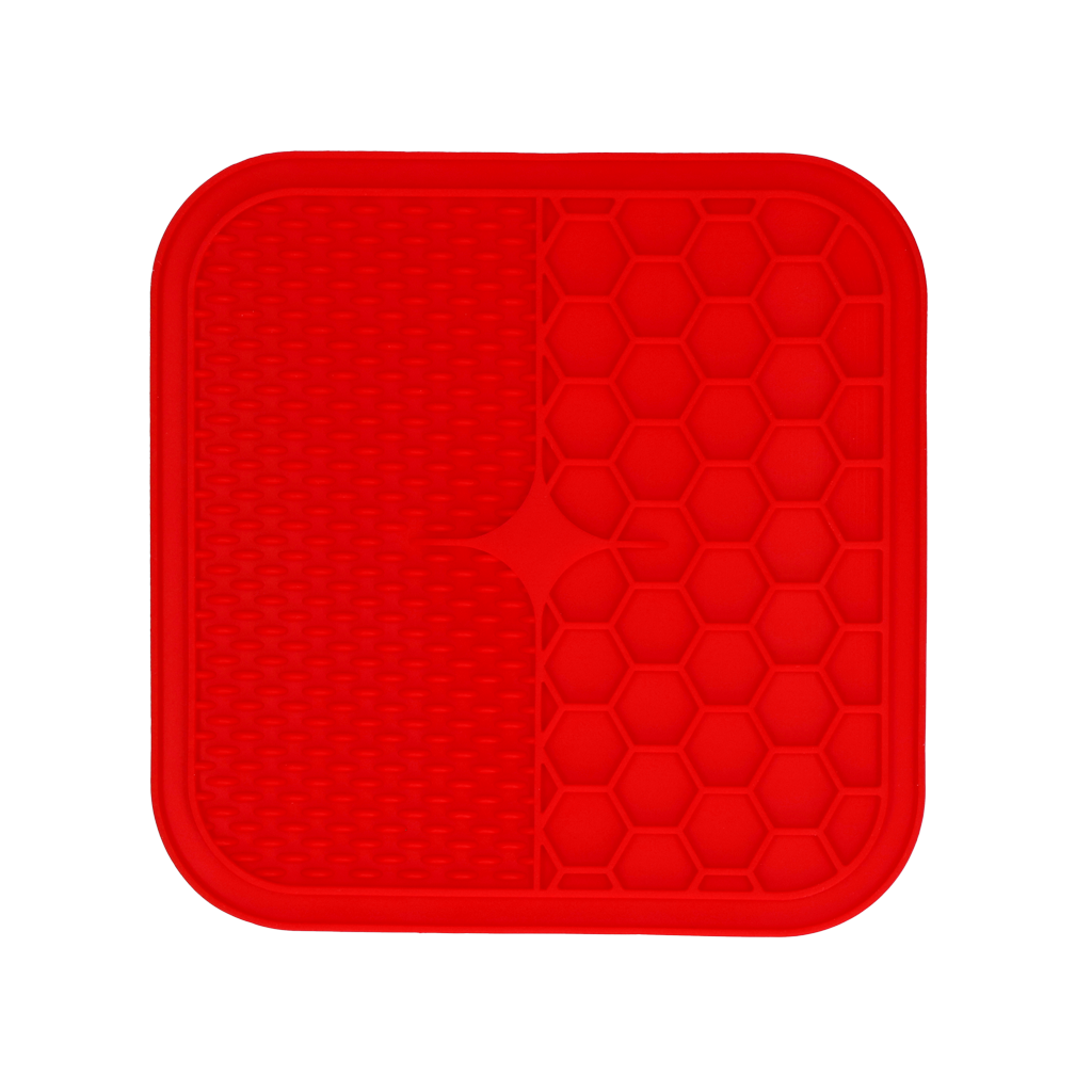 Eat Slow Live Longer Lick Mat Duo M Rood 2025 Eat Slow Live Longer Lick Mat Duo M Rood - Afbeelding 2