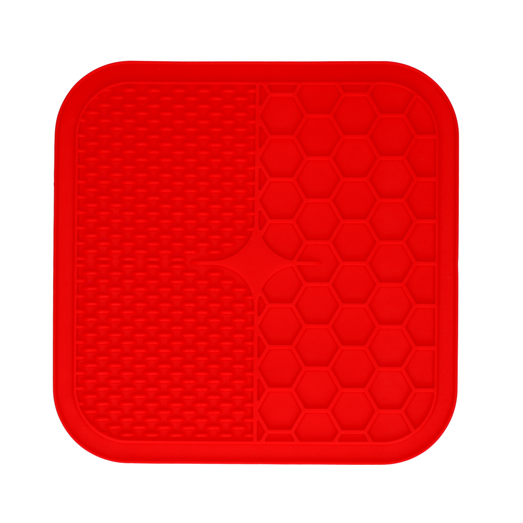 Eat Slow Live Longer Lick Mat Duo L Rood 2025 Eat Slow Live Longer Lick Mat Duo L Rood - Afbeelding 2