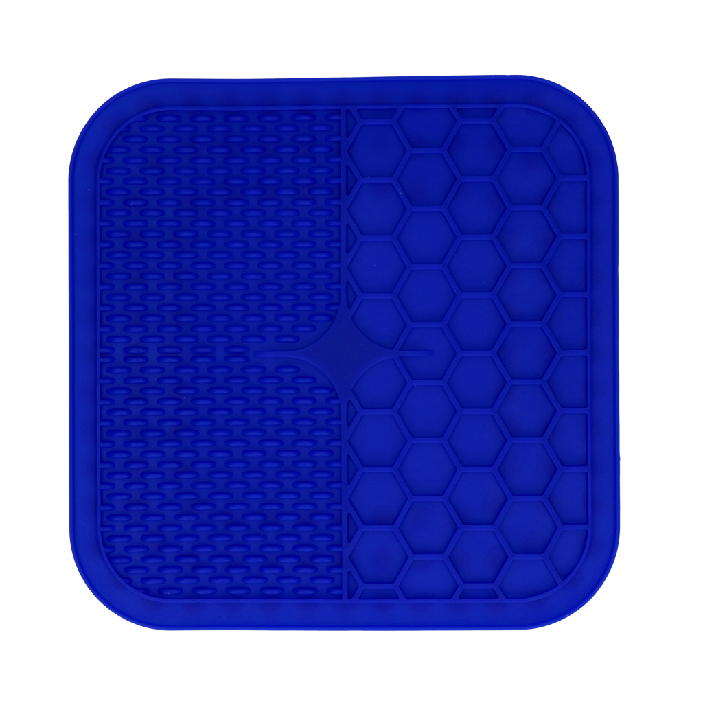 Eat Slow Live Longer Lick Mat Duo L Blauw 2025 Eat Slow Live Longer Lick Mat Duo L Blauw - Afbeelding 2